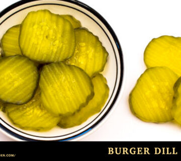 Burger dill gherkins