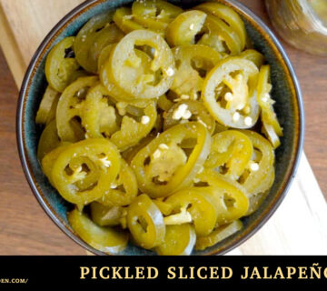 Pickled sliced jalapeÑos pepper