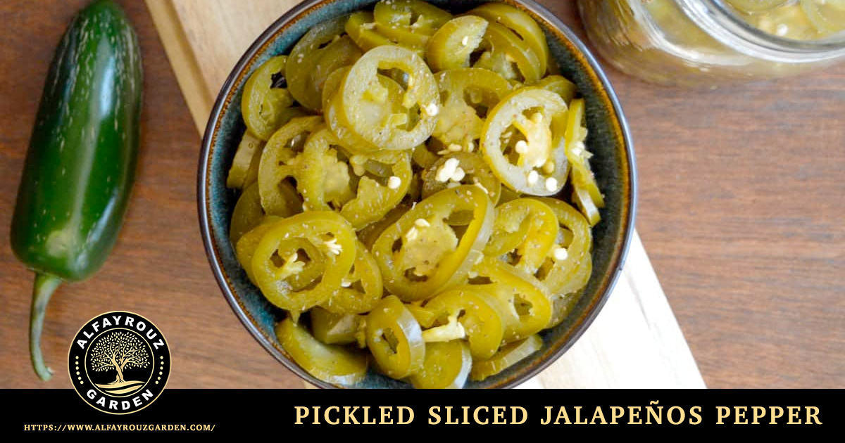 Pickled sliced jalapeÑos pepper