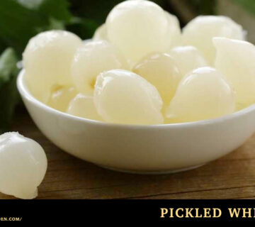 Pickled white onion