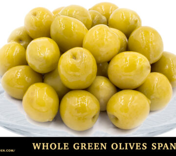 Whole green olives spanish style